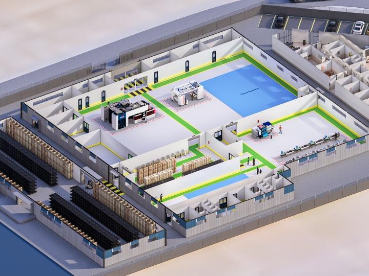 Visualization and Design for Sahl Packaging Factory